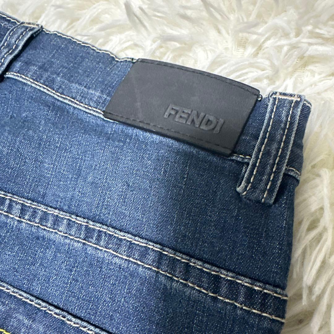 新品未使用 FENDI フェンディ ズッカ キッズ デニムパンツ 10A 150