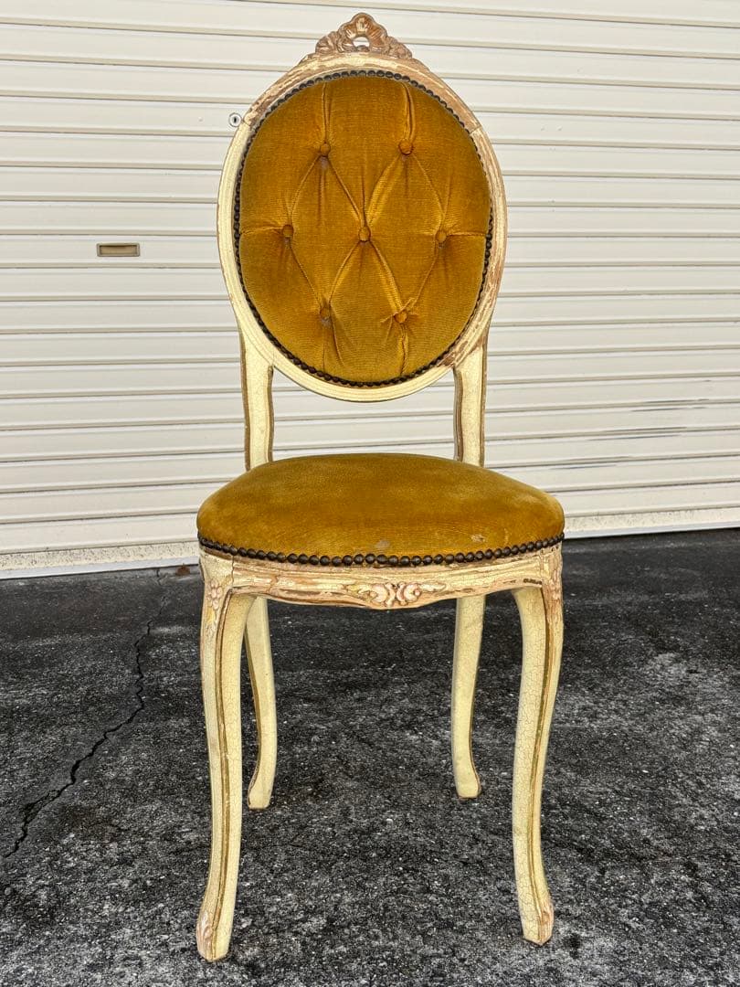 ロココ調　ドールチェア 　フランスアンティーク　ヴィンテージ　猫脚