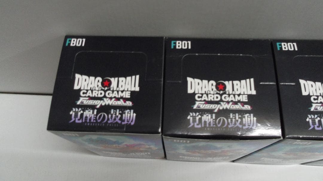 【未開封】ドラゴンボールカードゲーム 覚醒の鼓動 5BOX　怒りの咆哮　3BOX