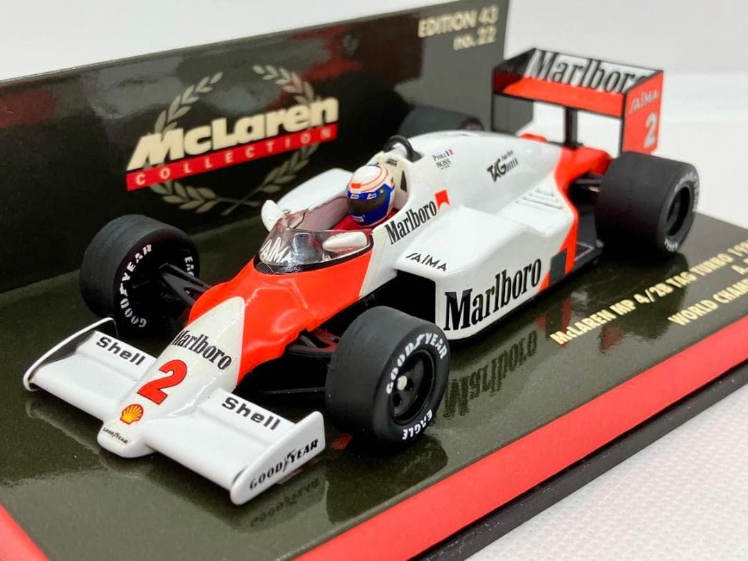 ★1/43★マルボロ マクラーレン MP4/2B TAGターボ★A.プロスト★