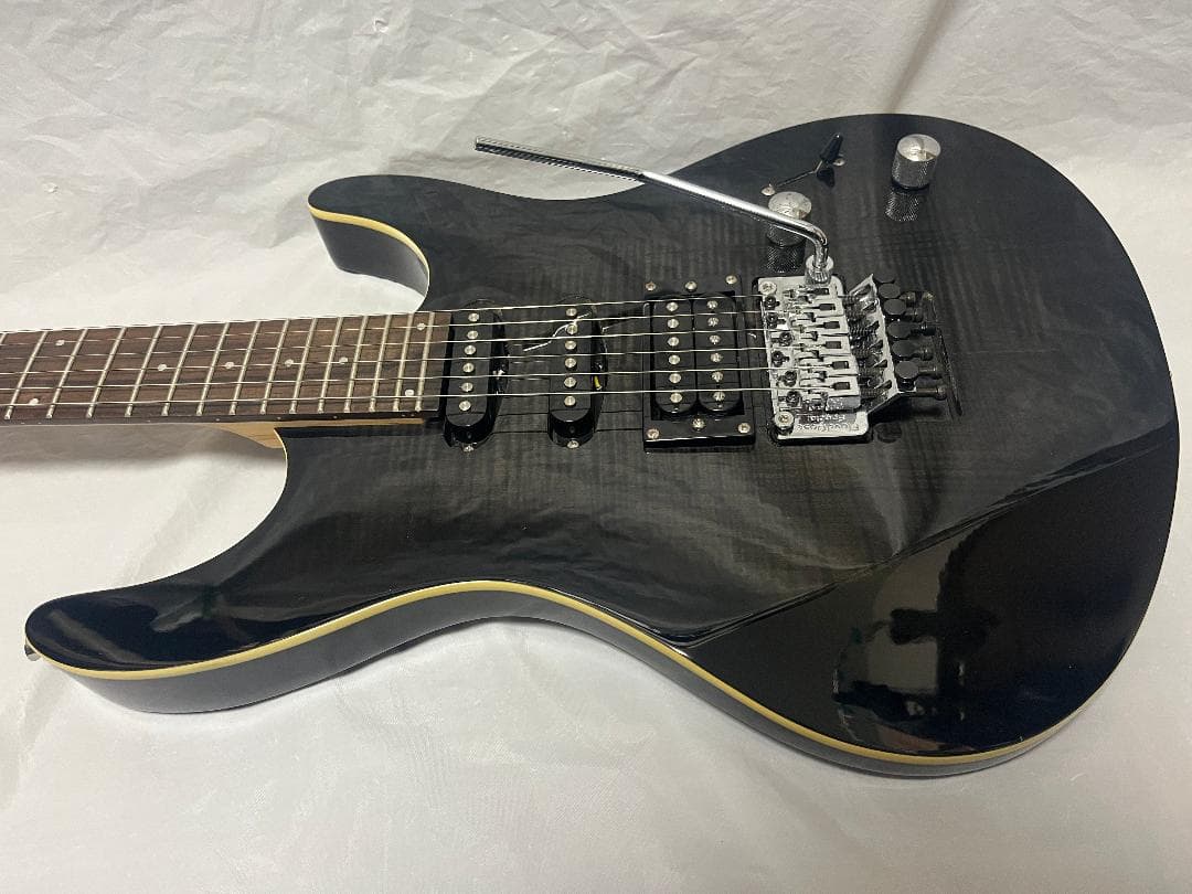 s*n様 Washburn RX25 虎目　シースルーブラック　Floyd Ro