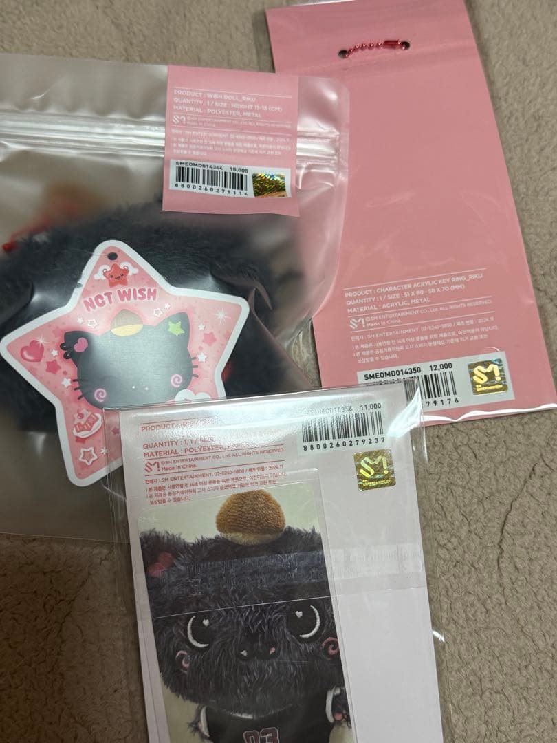 NCTWISH リク WISHDOLL ユニフォーム sm公式