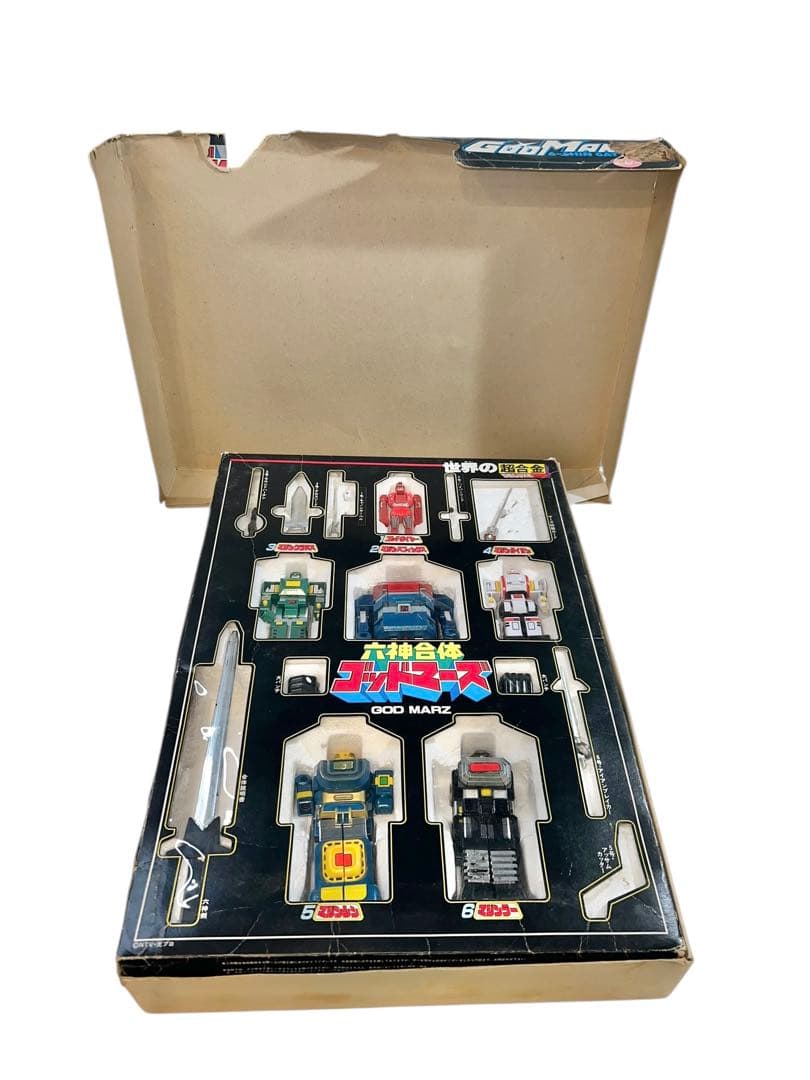 DX超合金 六神合体 ゴッドマーズ ポピー 世界の超合金 当時物