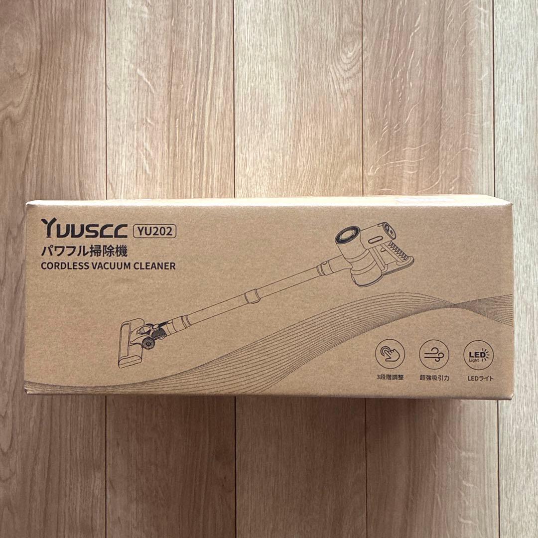 掃除機❤️コードレス 75Kpa真の超強力吸引 グリーンLEDライト 自立式