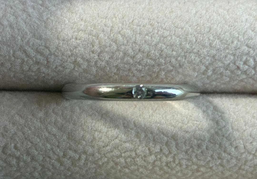 ブルガリ　マリッジリング　プラチナ　8号　BVLGARI