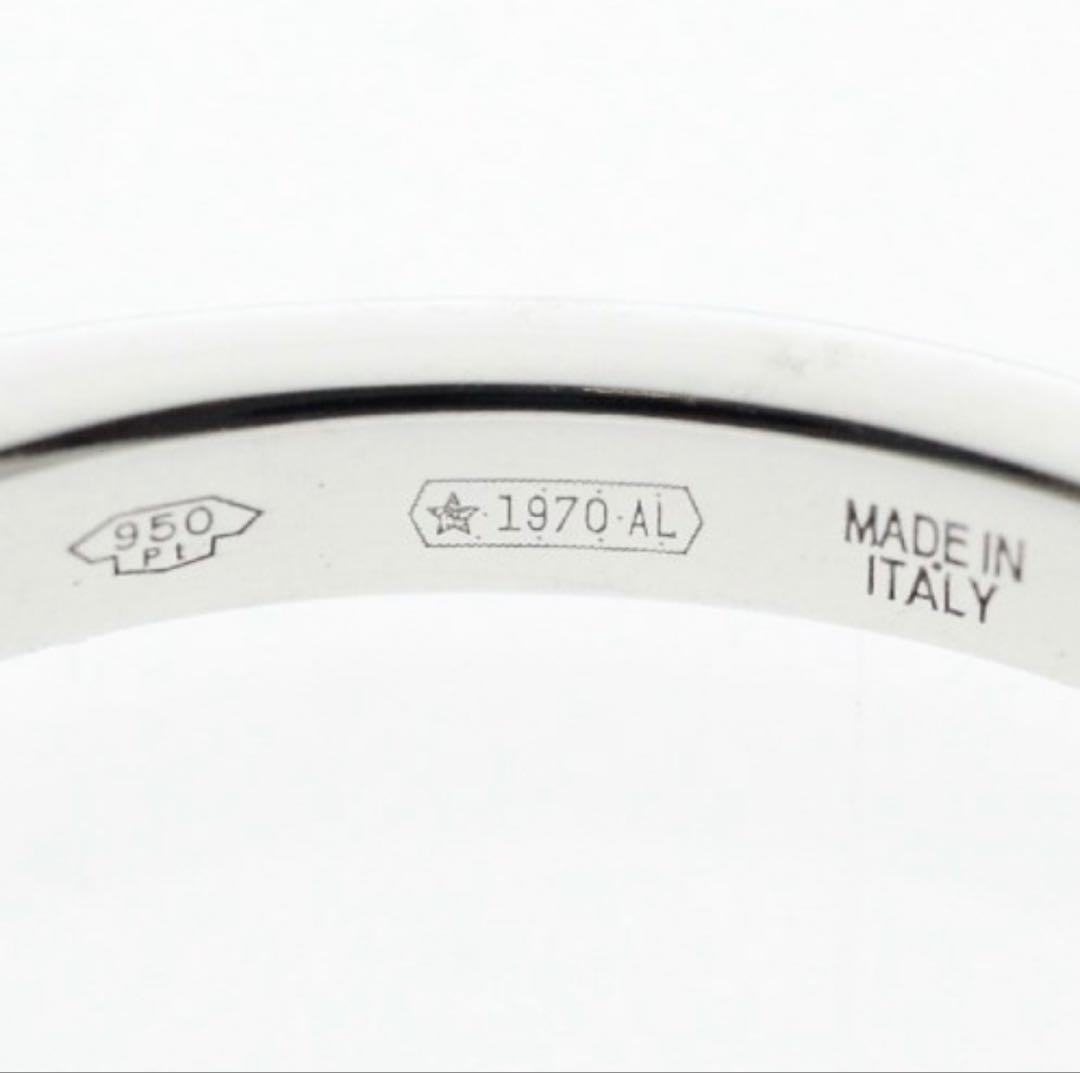 ブルガリ　マリッジリング　プラチナ　8号　BVLGARI