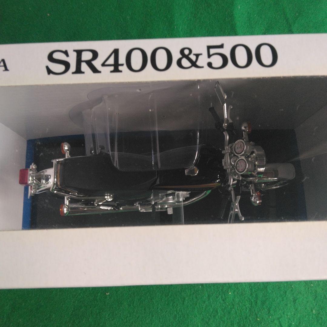 YAMAHA SR400 ヤマハ ブラックゴールド 1/12 完成品 アオシマ