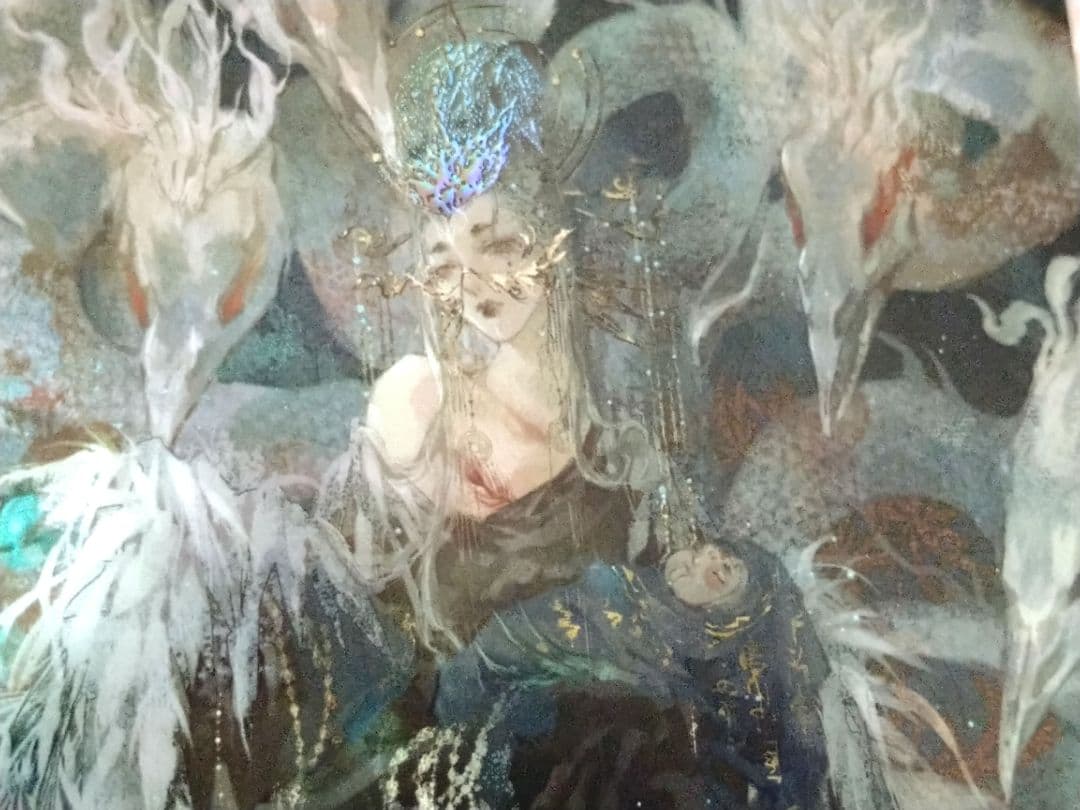 J417＃山海经系列(霓虹光)玉玉卿切り売り海外人物マステ