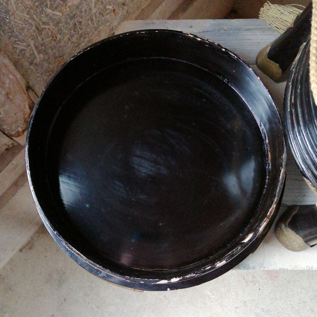 漆器行器　41cm　江戸後期