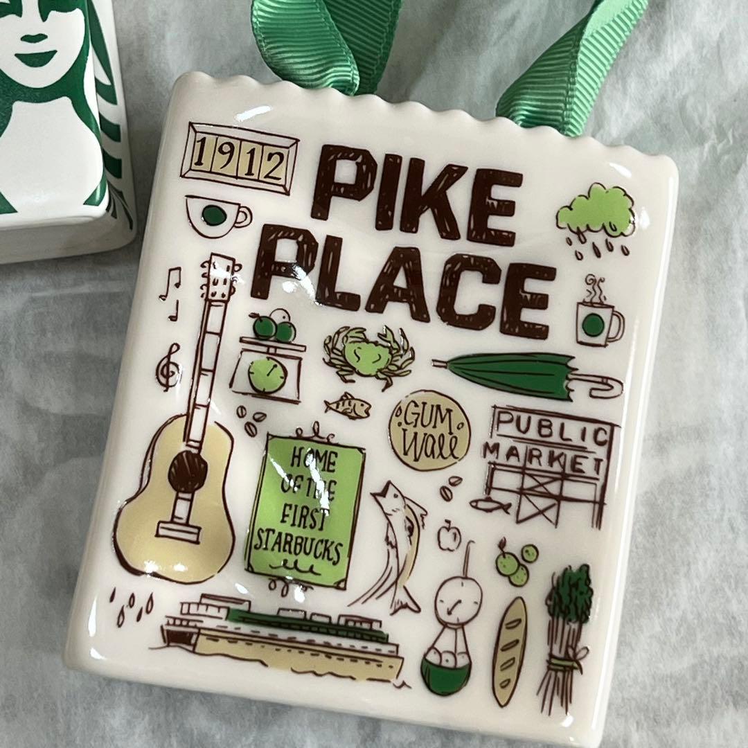 日本未発売　3個セット　スターバックス ショッパー　オーナメント　陶器