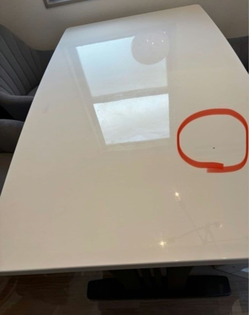 【ニトリ】 ダイニングテーブル ラグーンHD150