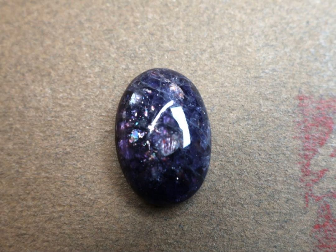 アイオライト　マクラメ　ネックレス