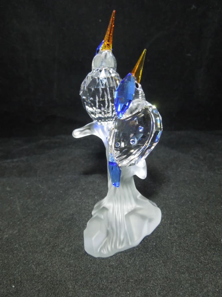 スワロフスキー カワセミ 貴重な廃盤Malachite Kingfishers