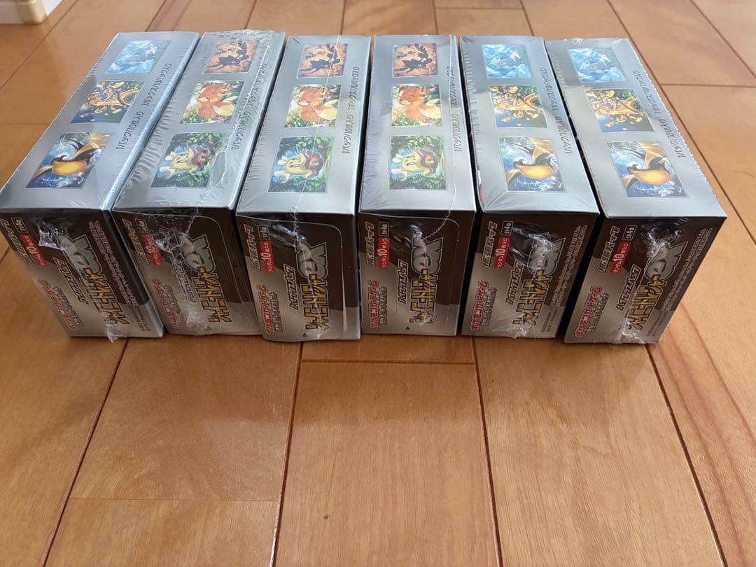 ポケモンカードシャイニートレジャーex シュリンク付き未開封BOX 6個セット