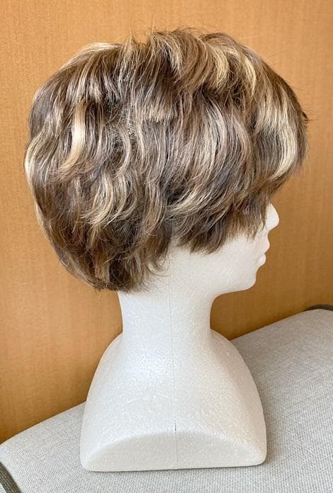 パープルプル　フォンテーヌ　VALAN　人毛MIX　グラデーションショート