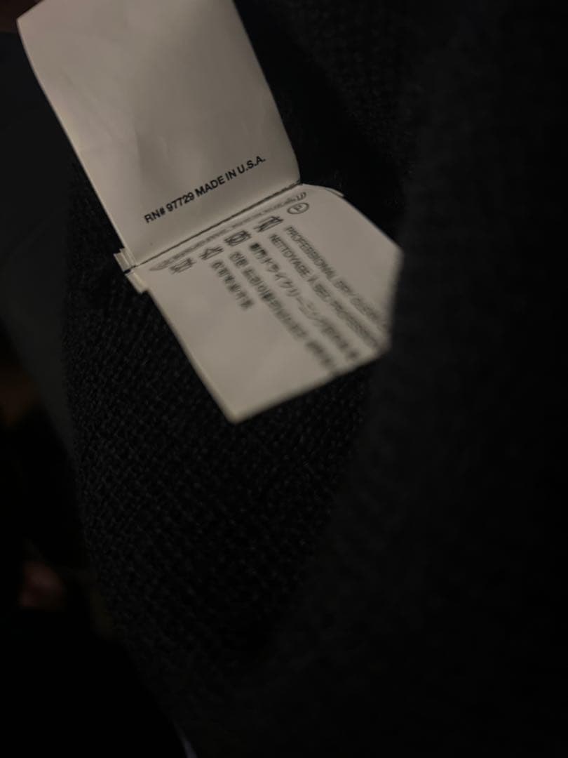 【美品】CHROME HEARTS クロムハーツ ニット帽 刺繍ロゴ ブラック