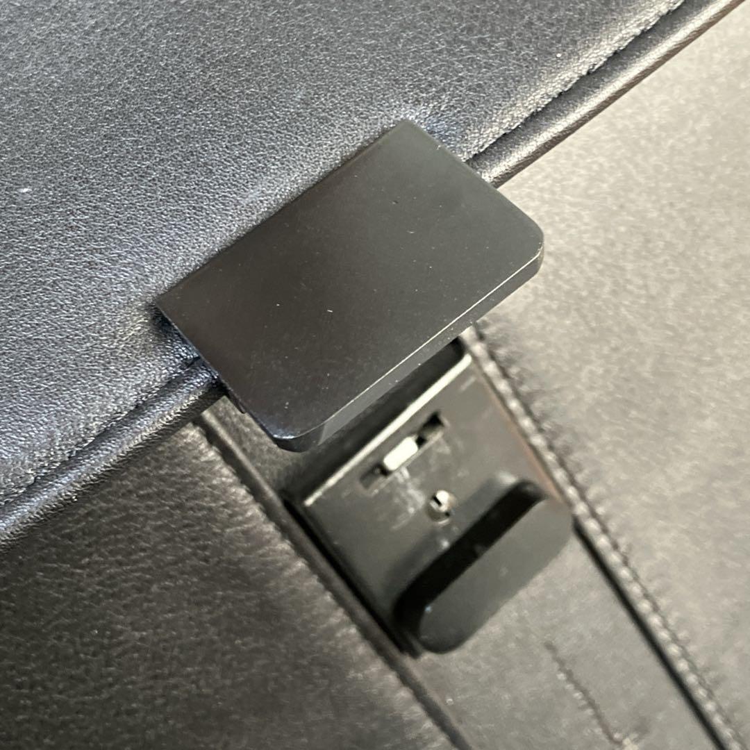 オファーマン 良品 ドイツ製 ソフトレザー アタッシュケース ブラック 袋付き