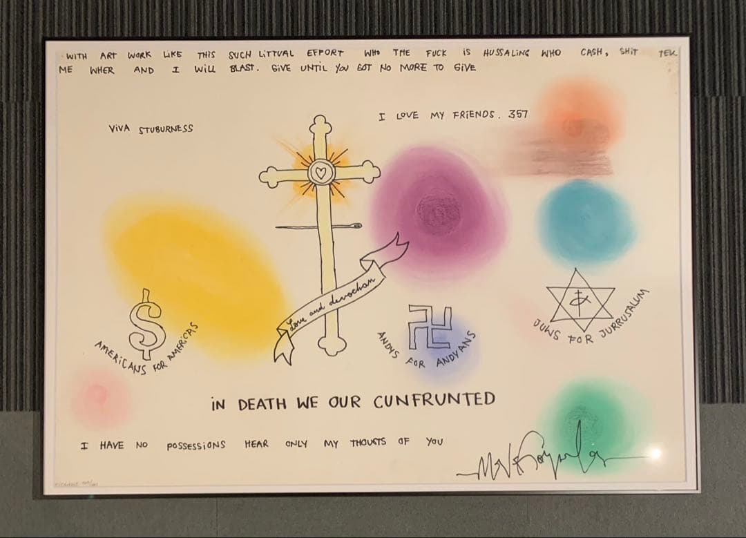 真作 1点物 mark gonzales gonz マークゴンザレス 絵画