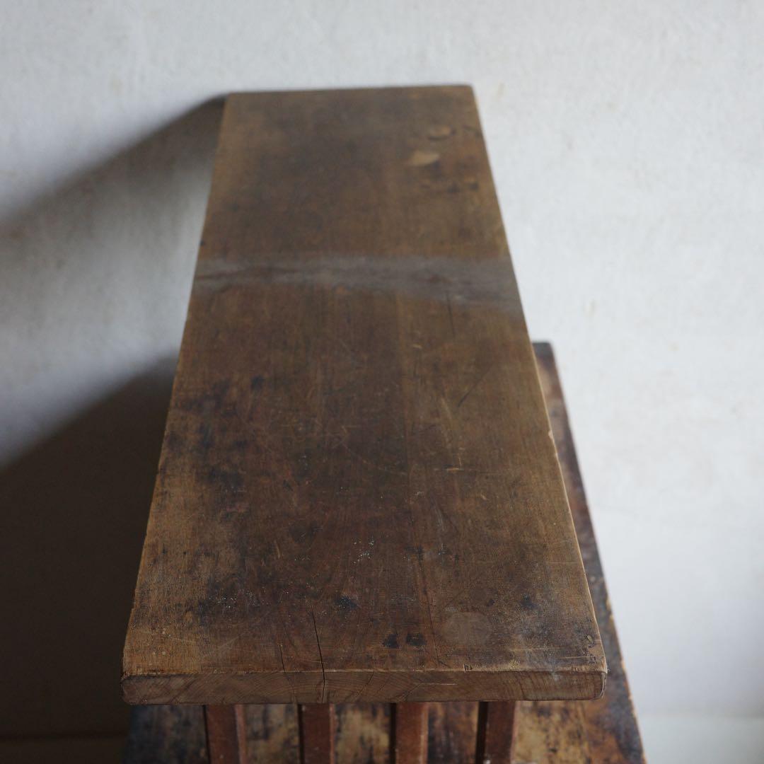 値下げしました！古家具　レトロな花台　展示台　八足台