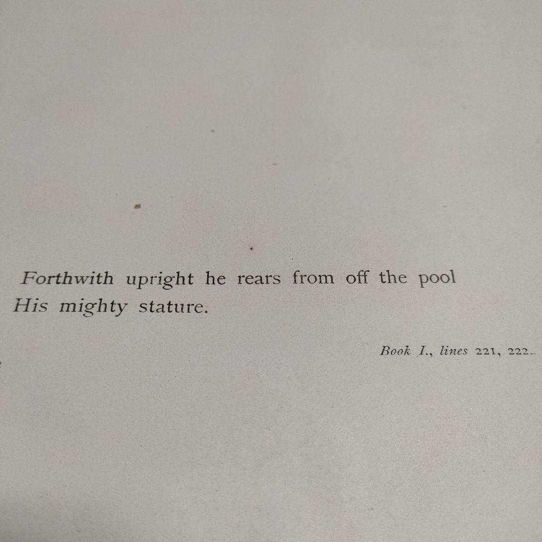 未使用\" ギュスターヴ ドレ　木口木版『失楽園/ミルトン』1882年制作