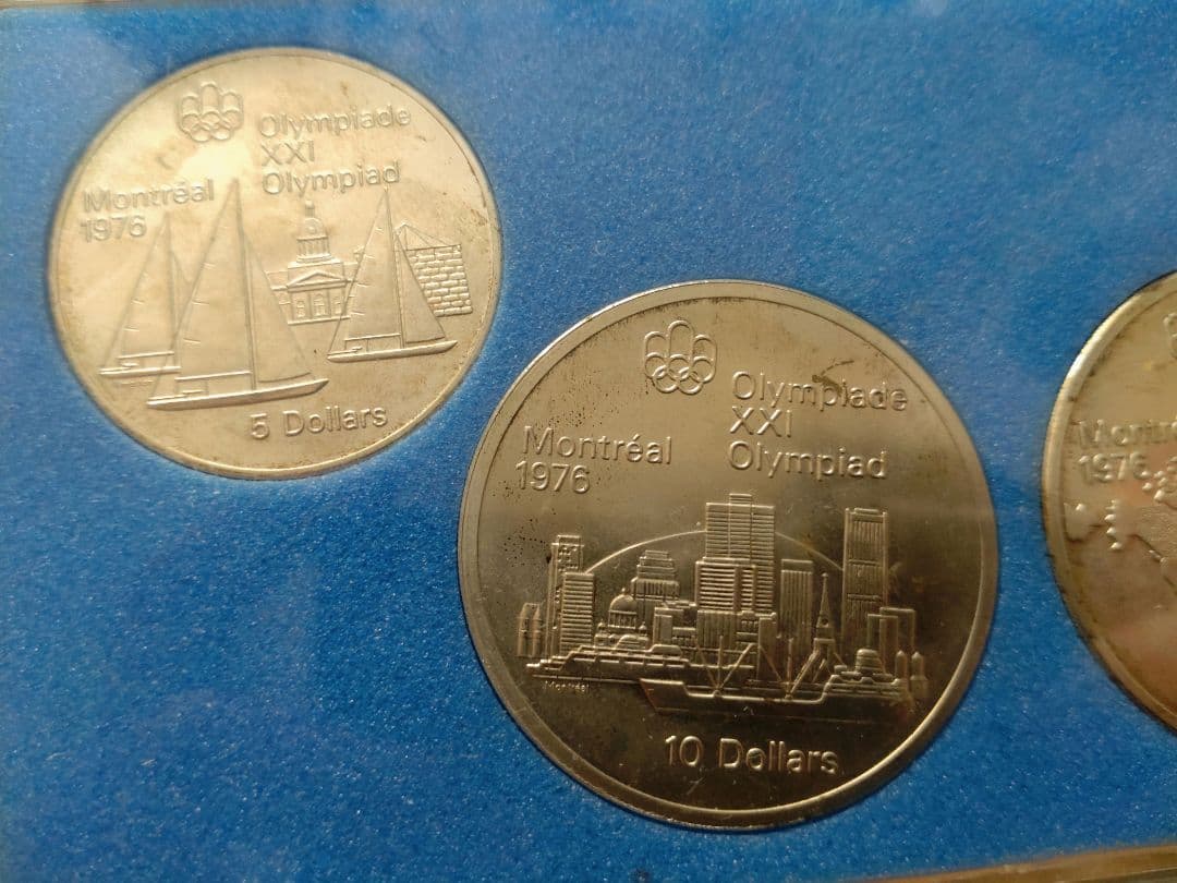 モントリオールオリンピック 記念銀貨 セット