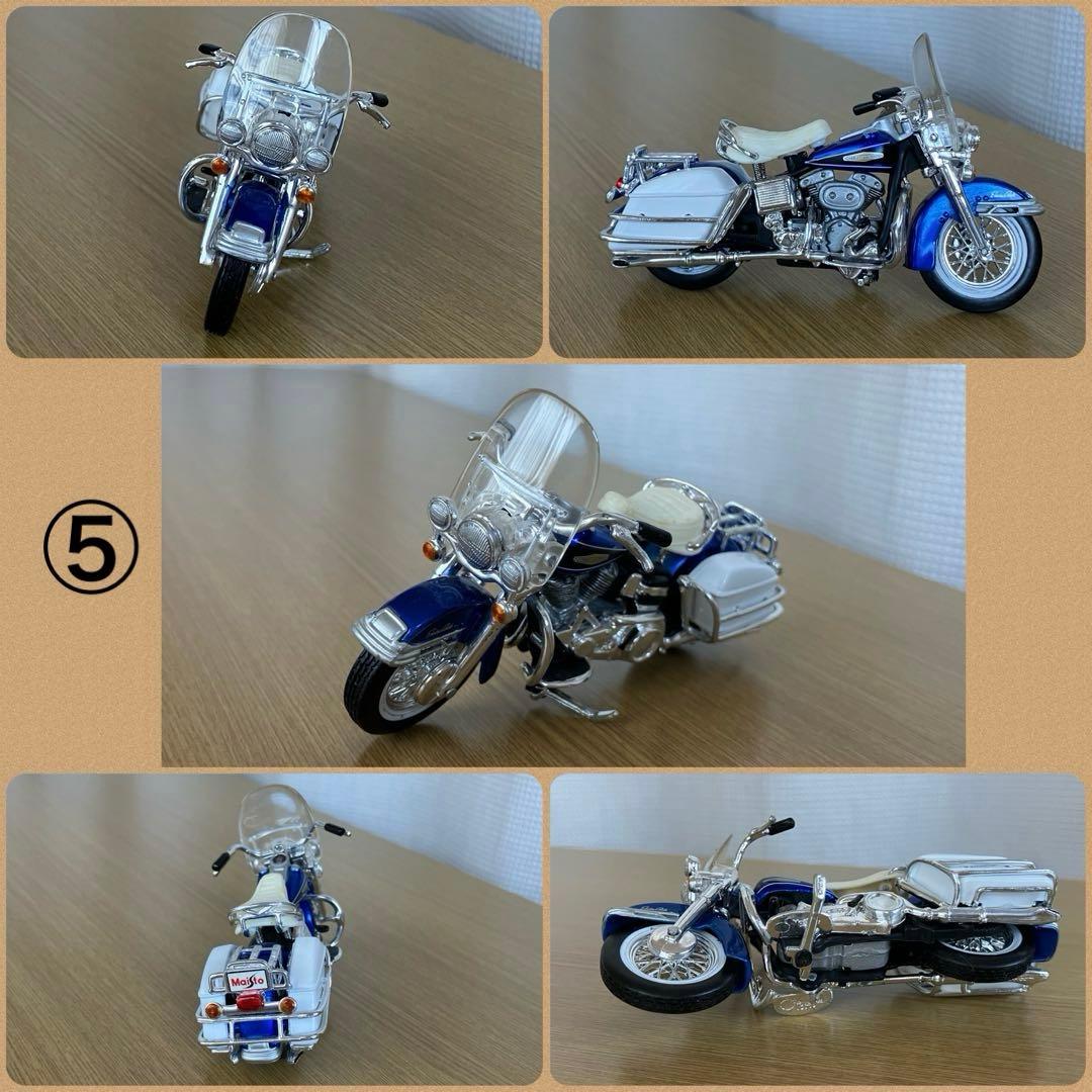 MAISTO ハーレーダビッドソン等　ミニバイク模型　フィギュア　５台セット