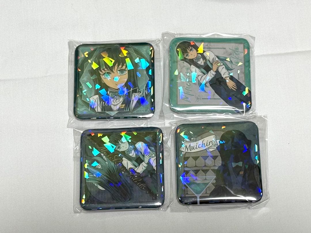 ★ 鬼滅の刃　モクテル　ロト　缶バッジ　時透無一郎　4個