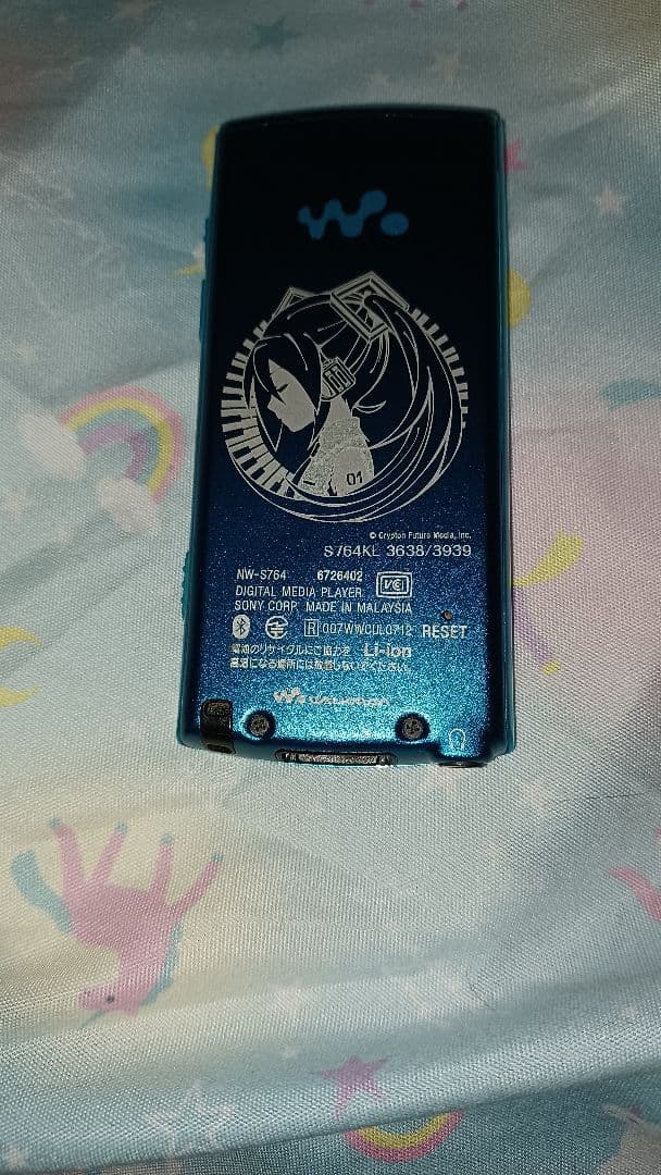 SONY　ウォークマン　初音ミク　コラボ　nw-s764