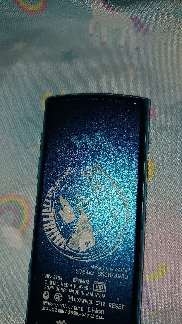 SONY　ウォークマン　初音ミク　コラボ　nw-s764
