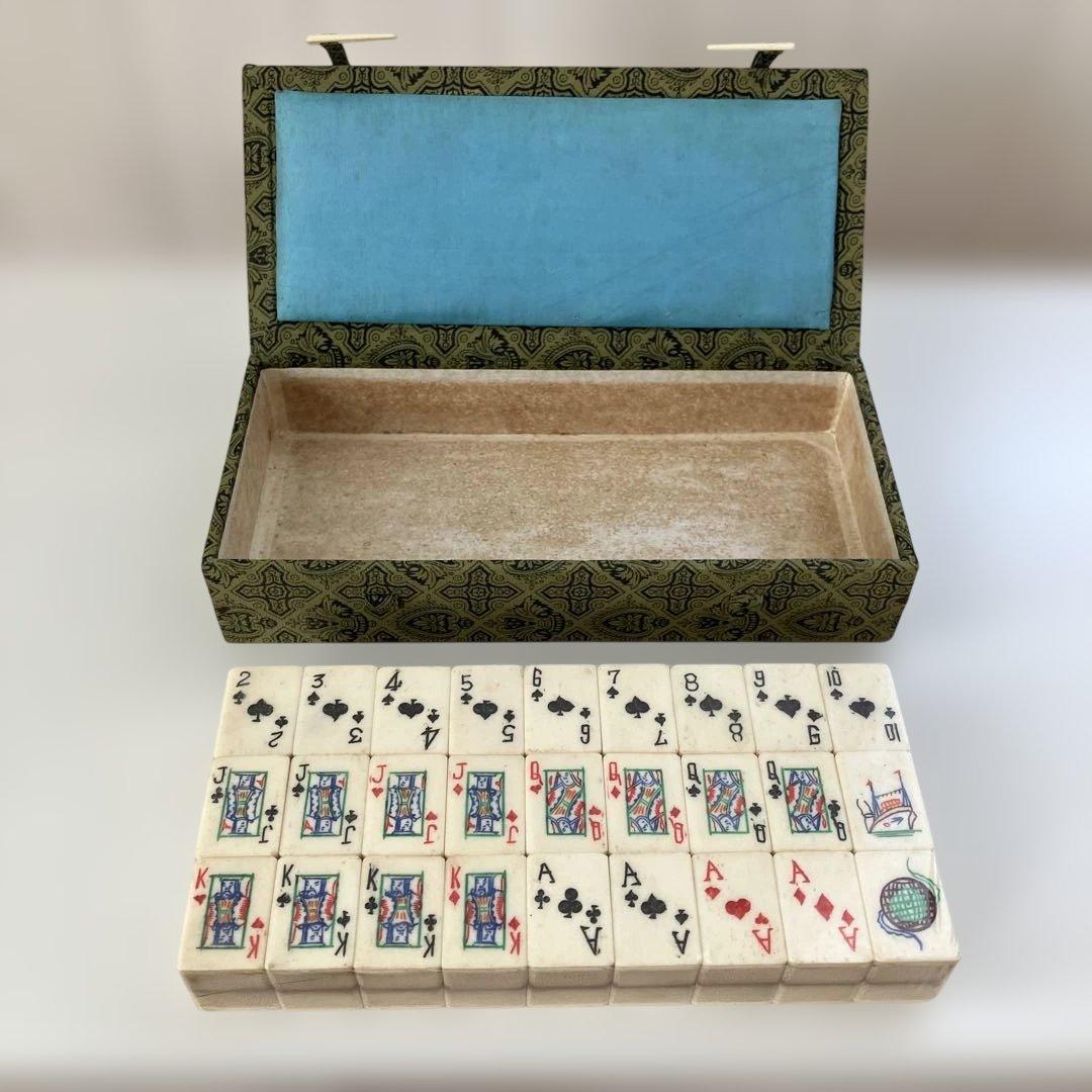 [希少]新品未使用未開封　麻雀牌型 トランプ