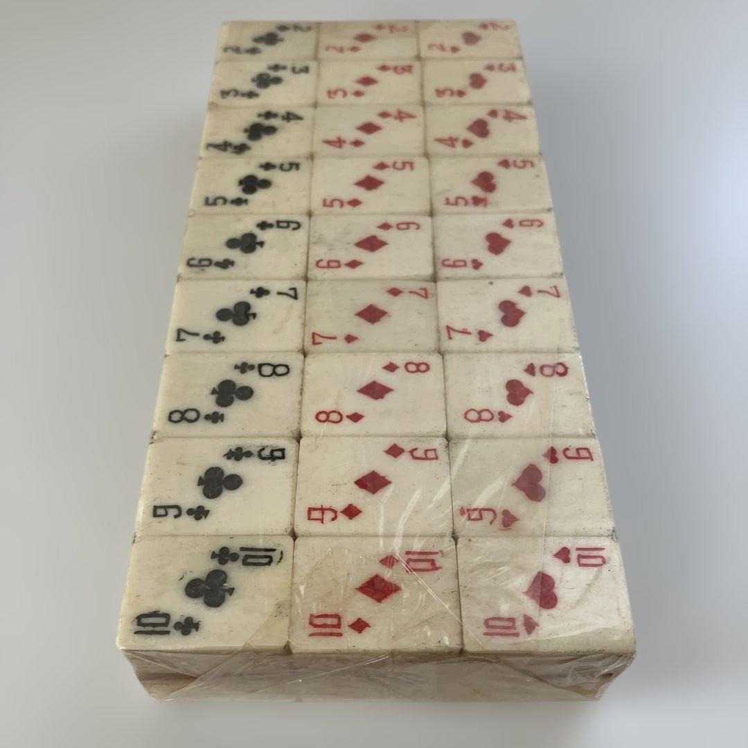 [希少]新品未使用未開封　麻雀牌型 トランプ