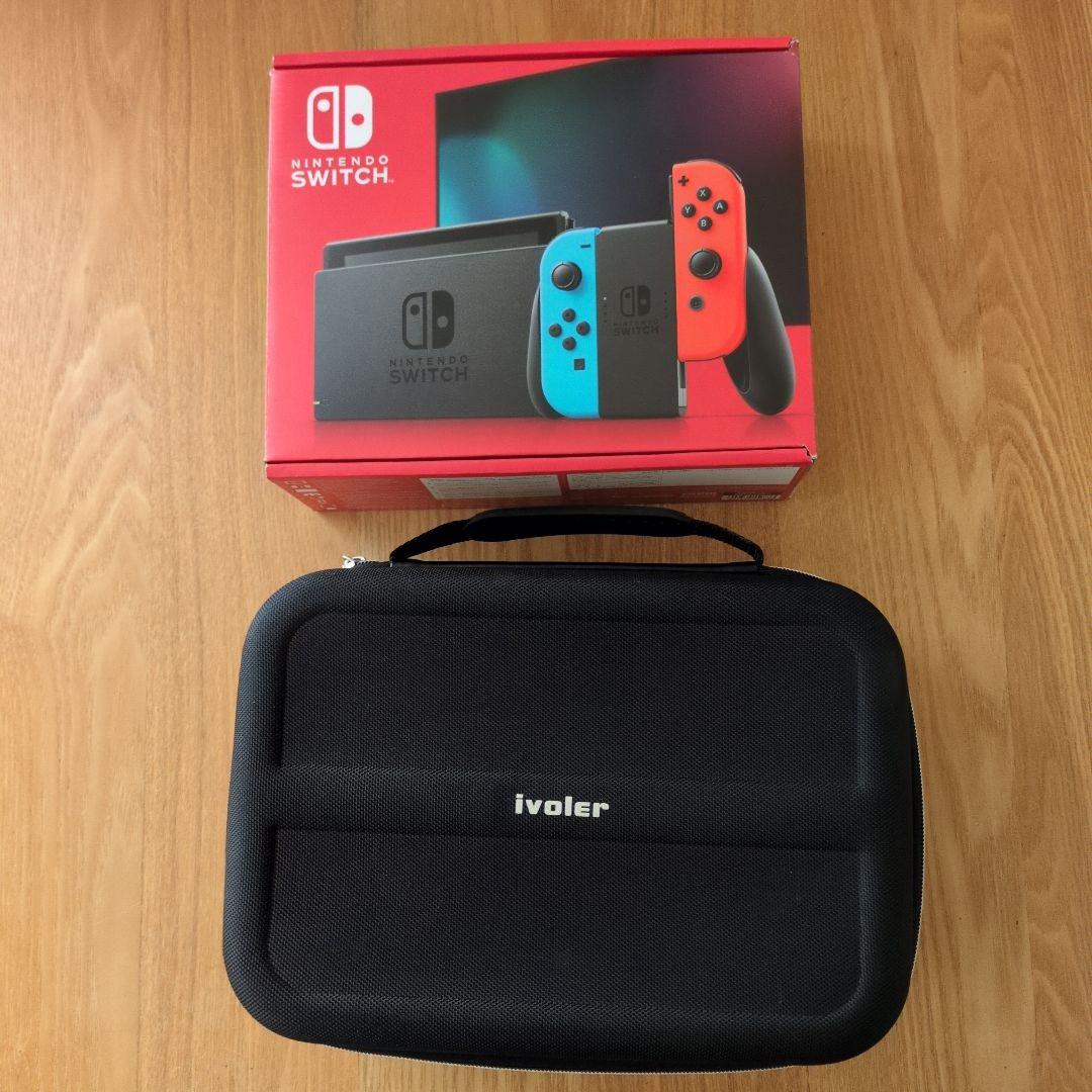 Nintendo Switch 本体（新品未使用）＆　収納バッグ（中古品）