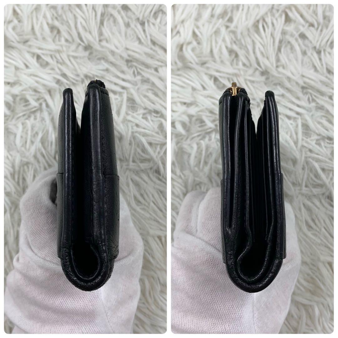 【✨美品✨】ボッテガヴェネタ カセット 二つ折り財布 ブラック RFID