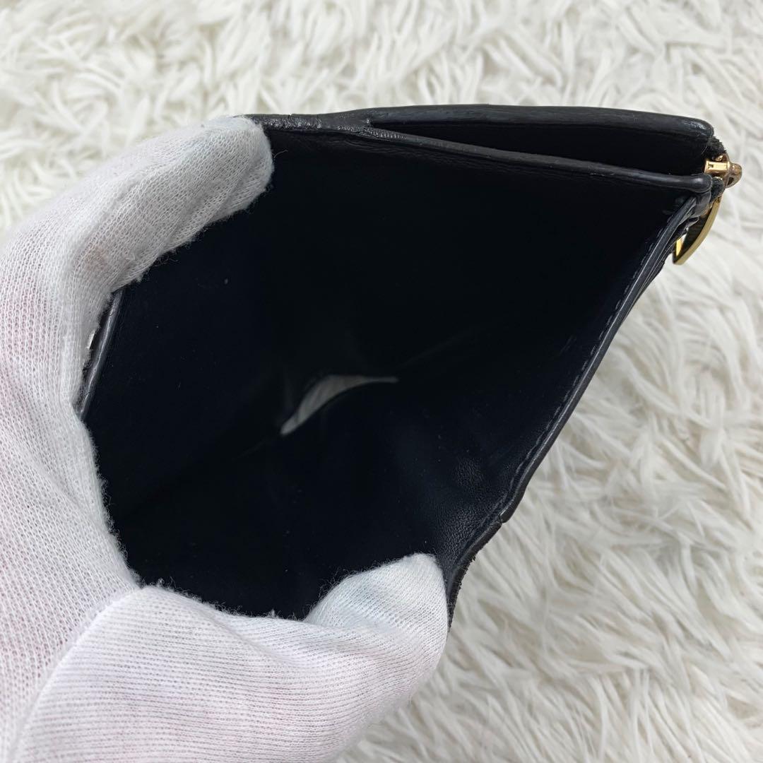 【✨美品✨】ボッテガヴェネタ カセット 二つ折り財布 ブラック RFID