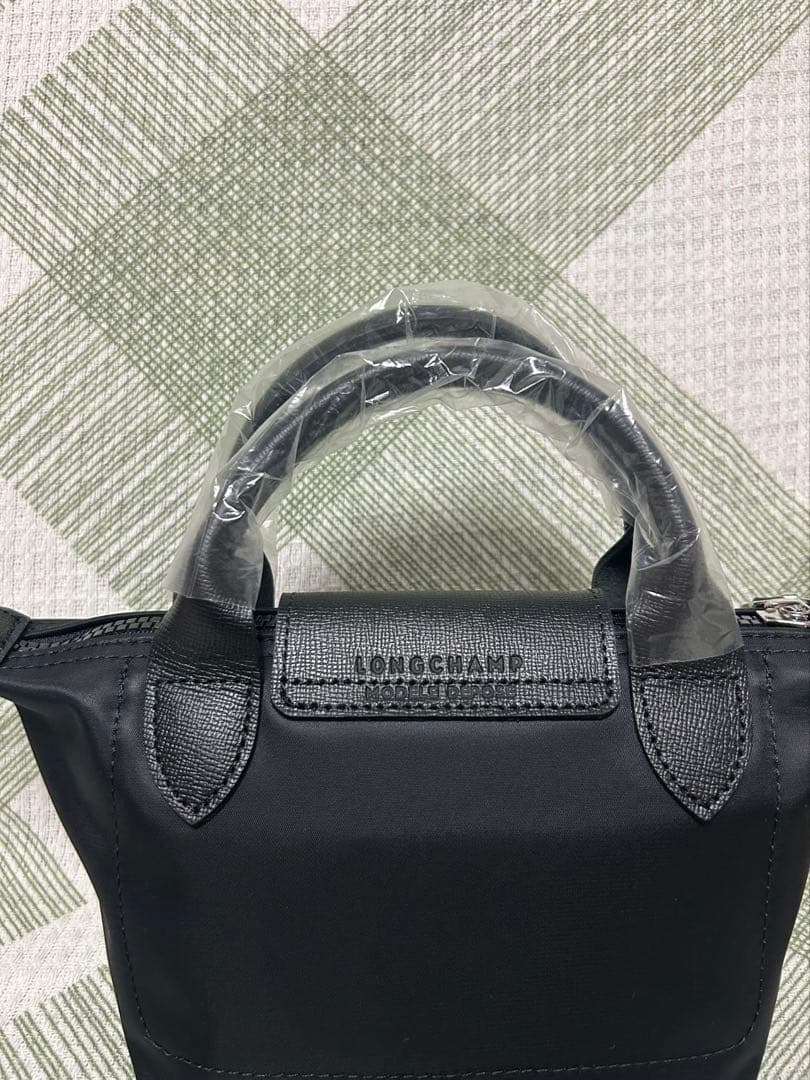 《LONGCHAMP》プリアージュ トップハンドバッグ　XS/黒
