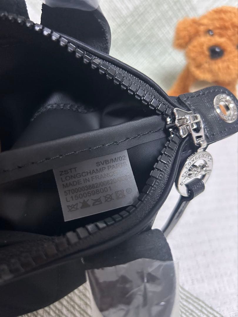 《LONGCHAMP》プリアージュ トップハンドバッグ　XS/黒