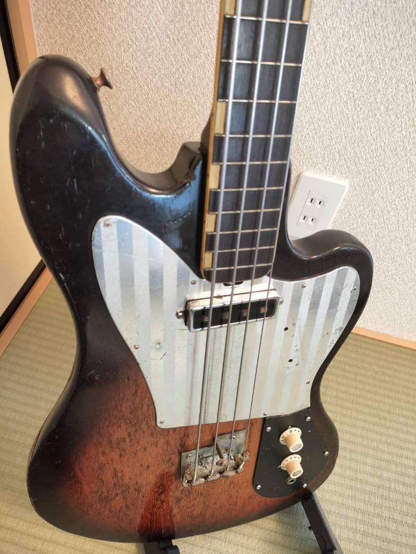 TEISCO NB-1 テスコ ビンテージベース ビザール ヘッド補修跡有