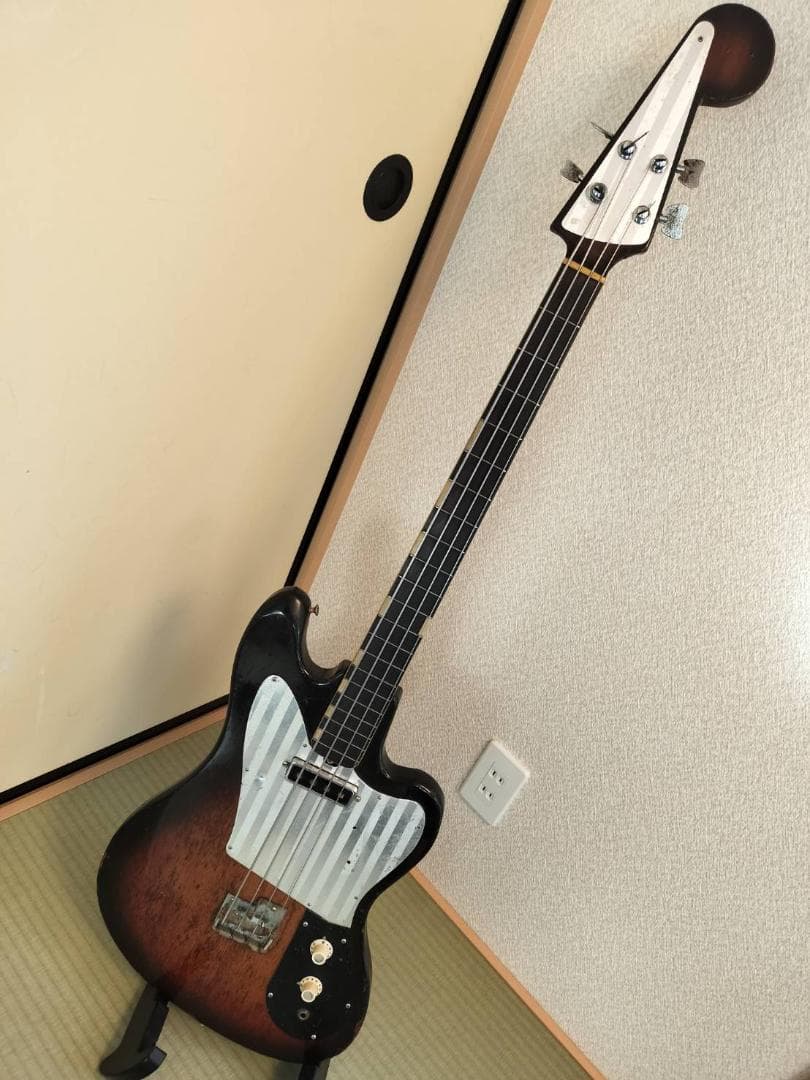 TEISCO NB-1 テスコ ビンテージベース ビザール ヘッド補修跡有