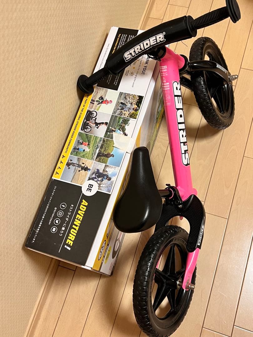 STRIDER 12 Inch Balance Bike ピンク