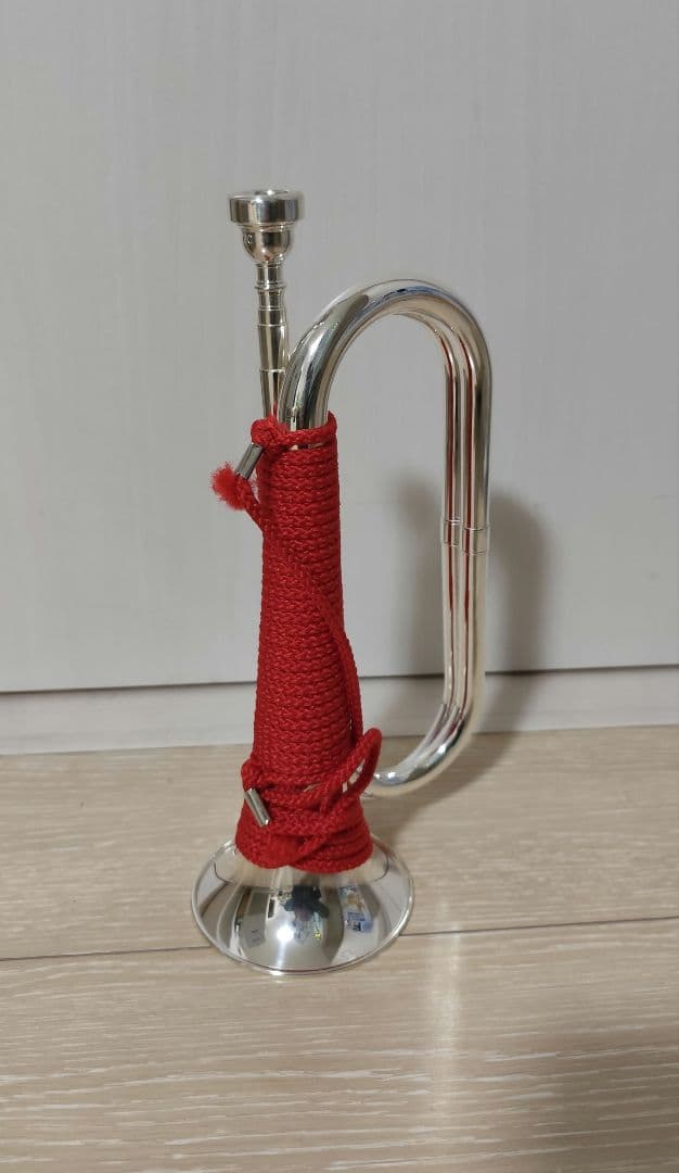 信号ラッパ2つ巻【 シルバー】 ソフトケース付 　最終値下げ❗️