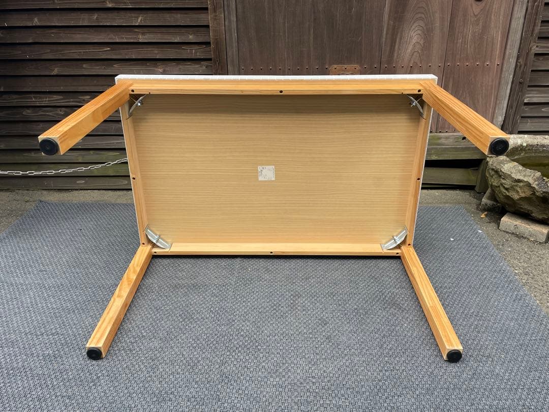 直接引取限定　モモナチュラル　タイルトップダイニングテーブル　仙台　宮城