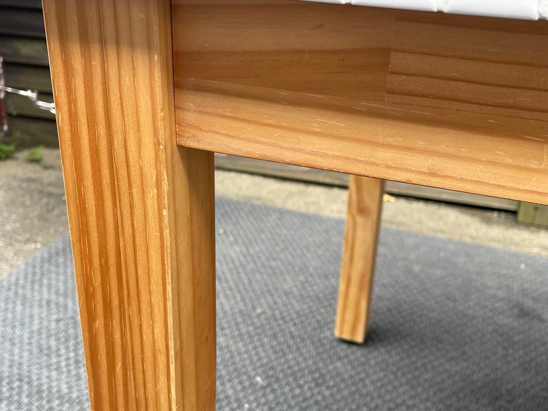 直接引取限定　モモナチュラル　タイルトップダイニングテーブル　仙台　宮城