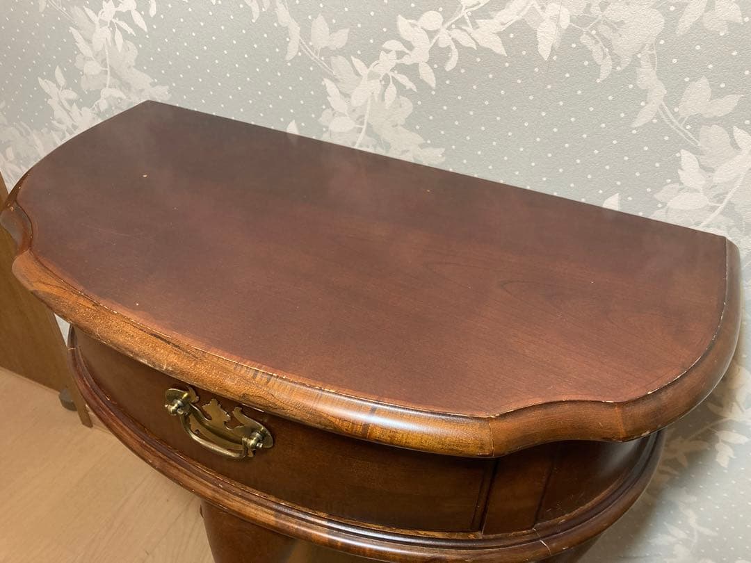 アンティーク コンソールテーブル　飾り棚　猫足　猫脚