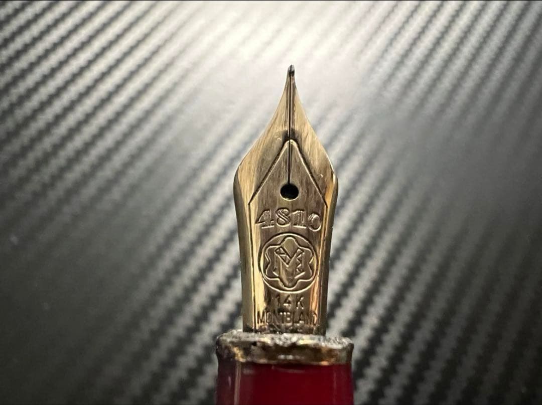 モンブラン 万年筆 144 ボルドー 全金 EF