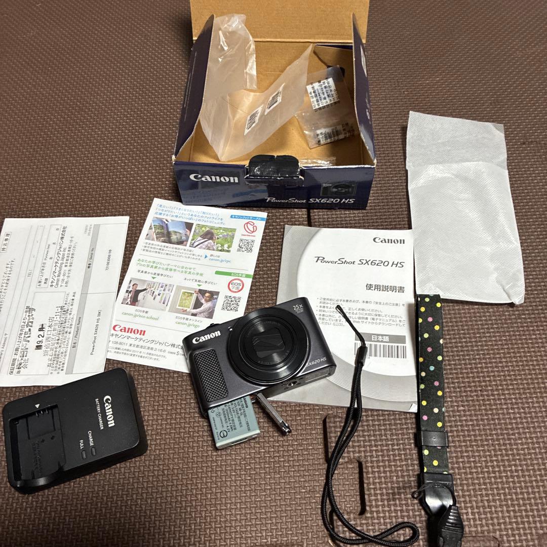 ‼️✨超美品✨Canon SX620 HS デジタルカメラ　箱付きバッテリー2個