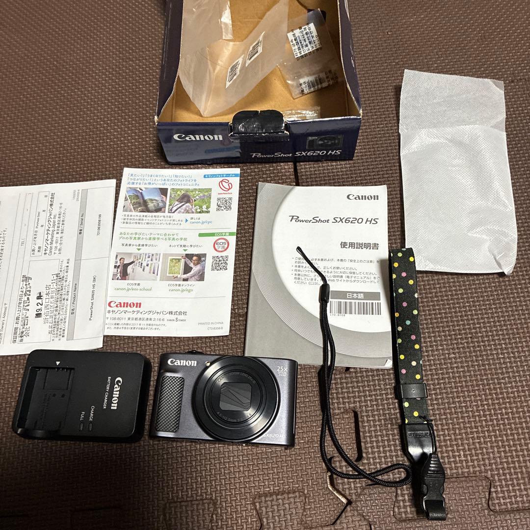 ‼️✨超美品✨Canon SX620 HS デジタルカメラ　箱付きバッテリー2個