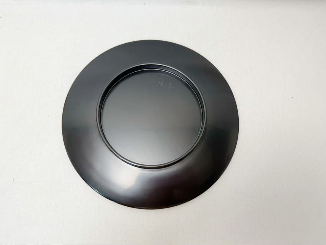 未使用 茶道具 塗師 好則造 輪島塗 牡丹文 干菓子盆 刻印 共布 共箱