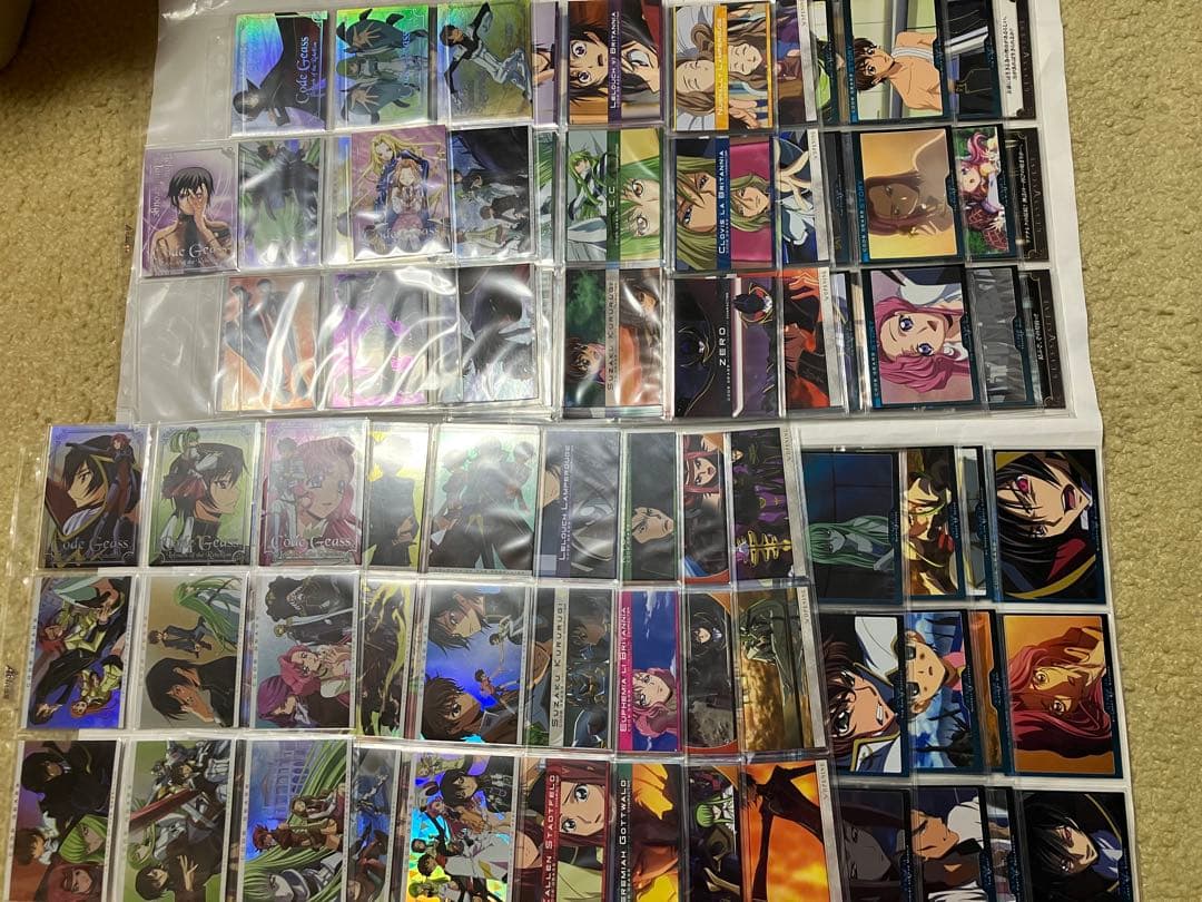 コードギアス　トレーディングカード　フルコンプ　1弾&２弾　カードダスマスターズ