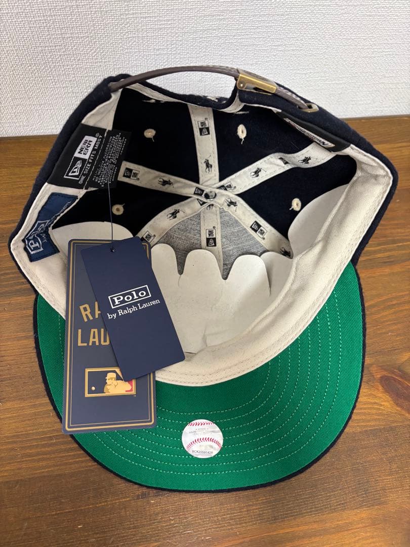 タグ付polo ralph lauren✖︎MLBヤンキース✖︎NEWERAキャップ