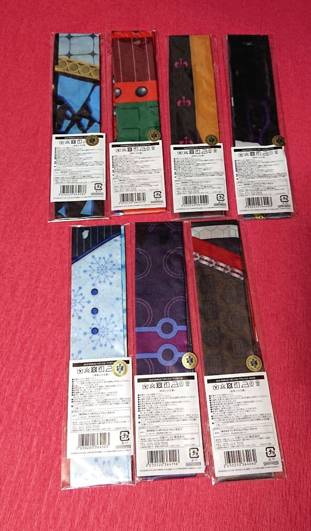 ジョジョの奇妙な冒険 暗室者チーム ジョジョワールド リボンスカーフ 5部